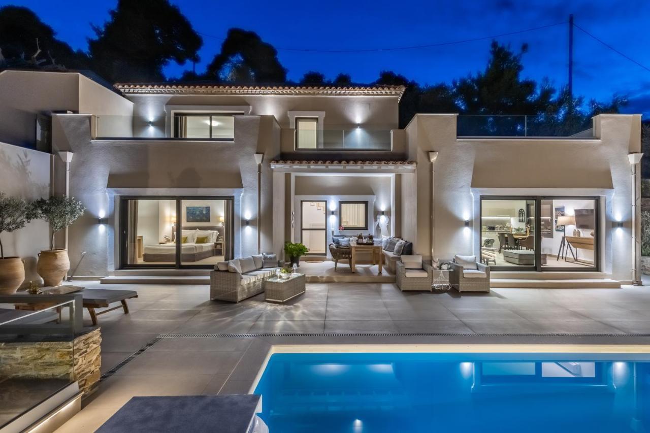 סקופלוס טאון Villa Politimi Luxury Retreat מראה חיצוני תמונה