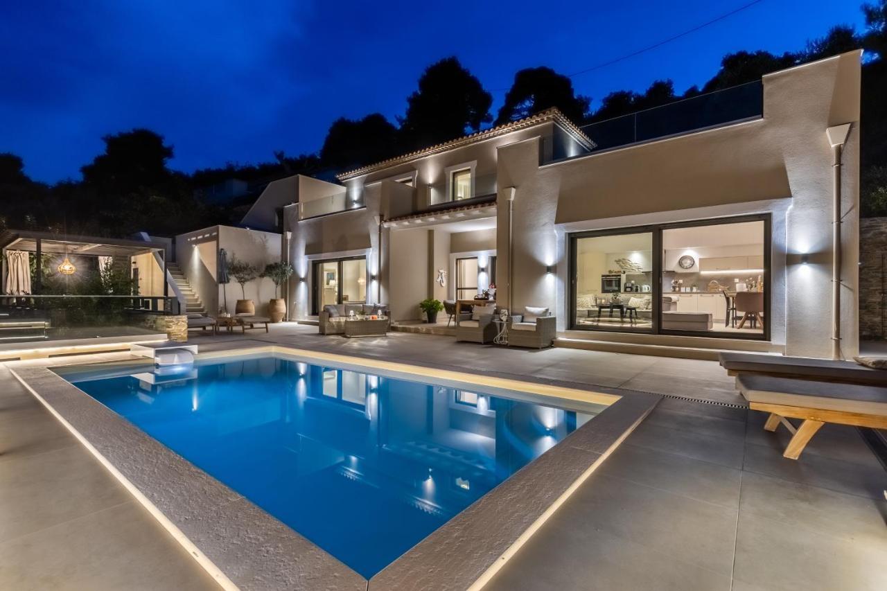 סקופלוס טאון Villa Politimi Luxury Retreat מראה חיצוני תמונה