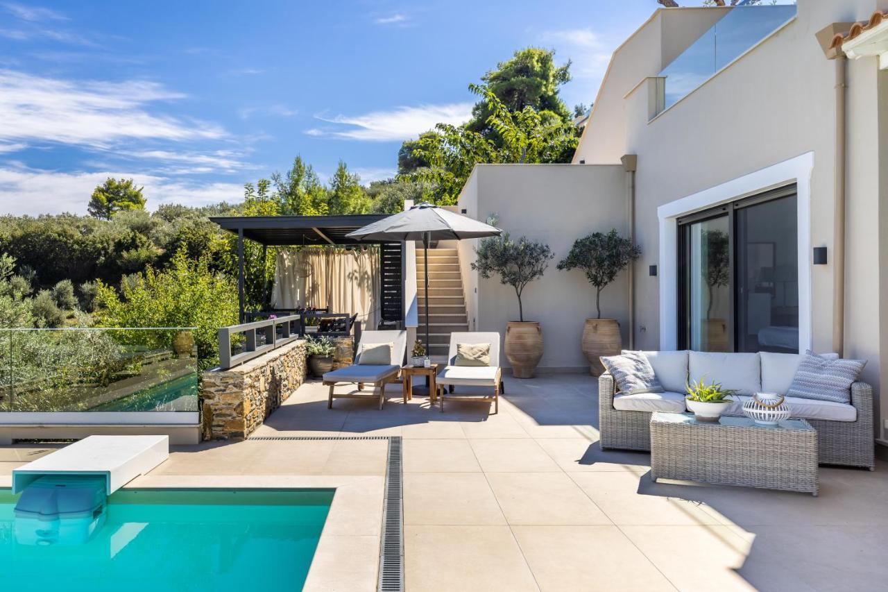 סקופלוס טאון Villa Politimi Luxury Retreat מראה חיצוני תמונה
