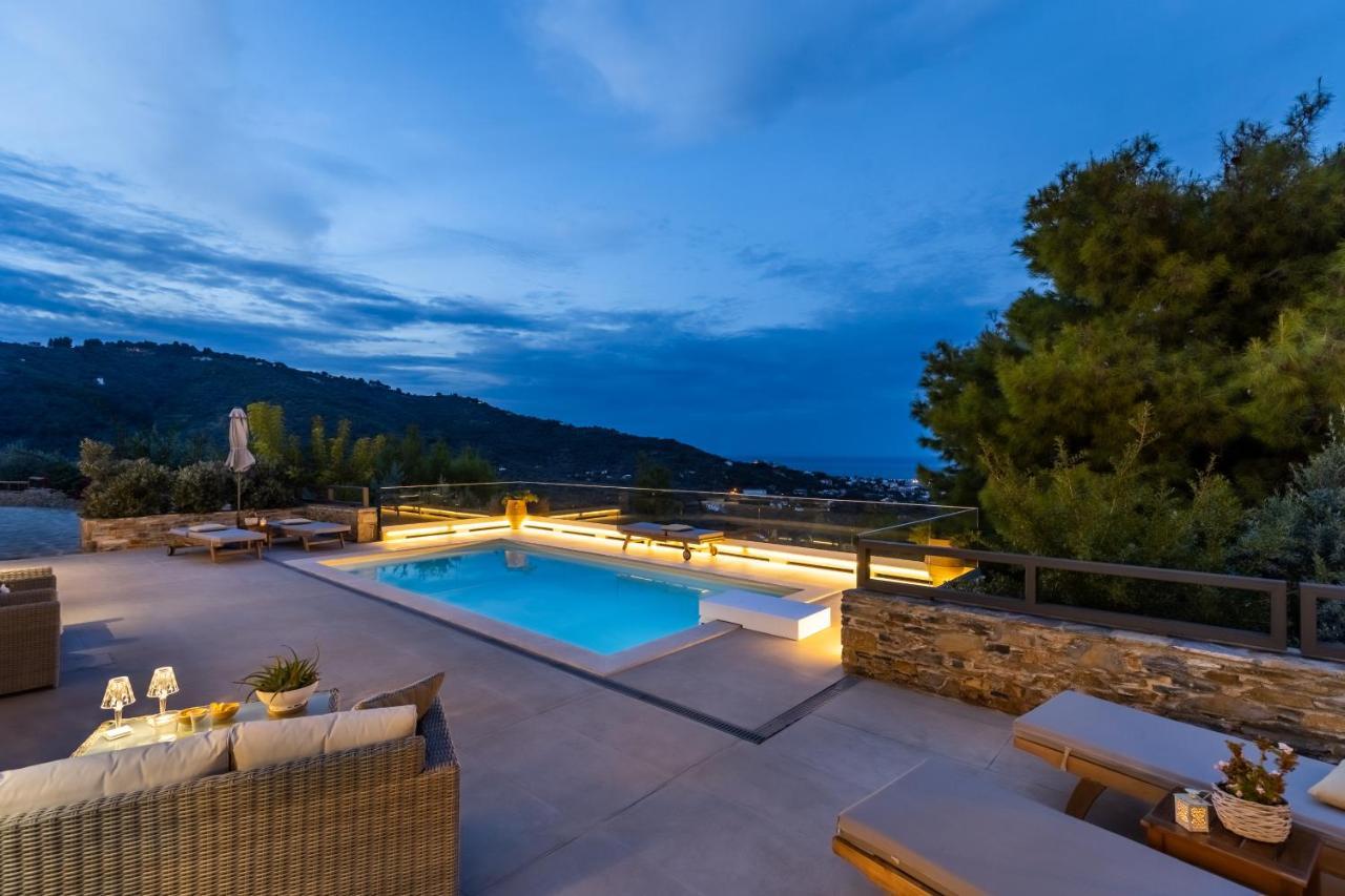 סקופלוס טאון Villa Politimi Luxury Retreat מראה חיצוני תמונה