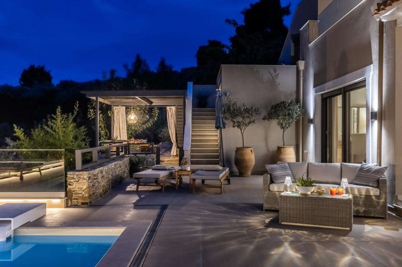 סקופלוס טאון Villa Politimi Luxury Retreat מראה חיצוני תמונה