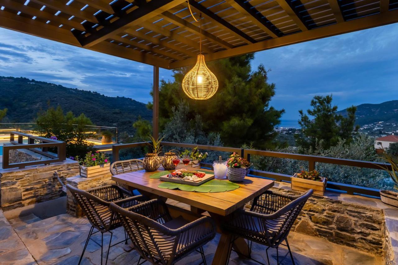 סקופלוס טאון Villa Politimi Luxury Retreat מראה חיצוני תמונה