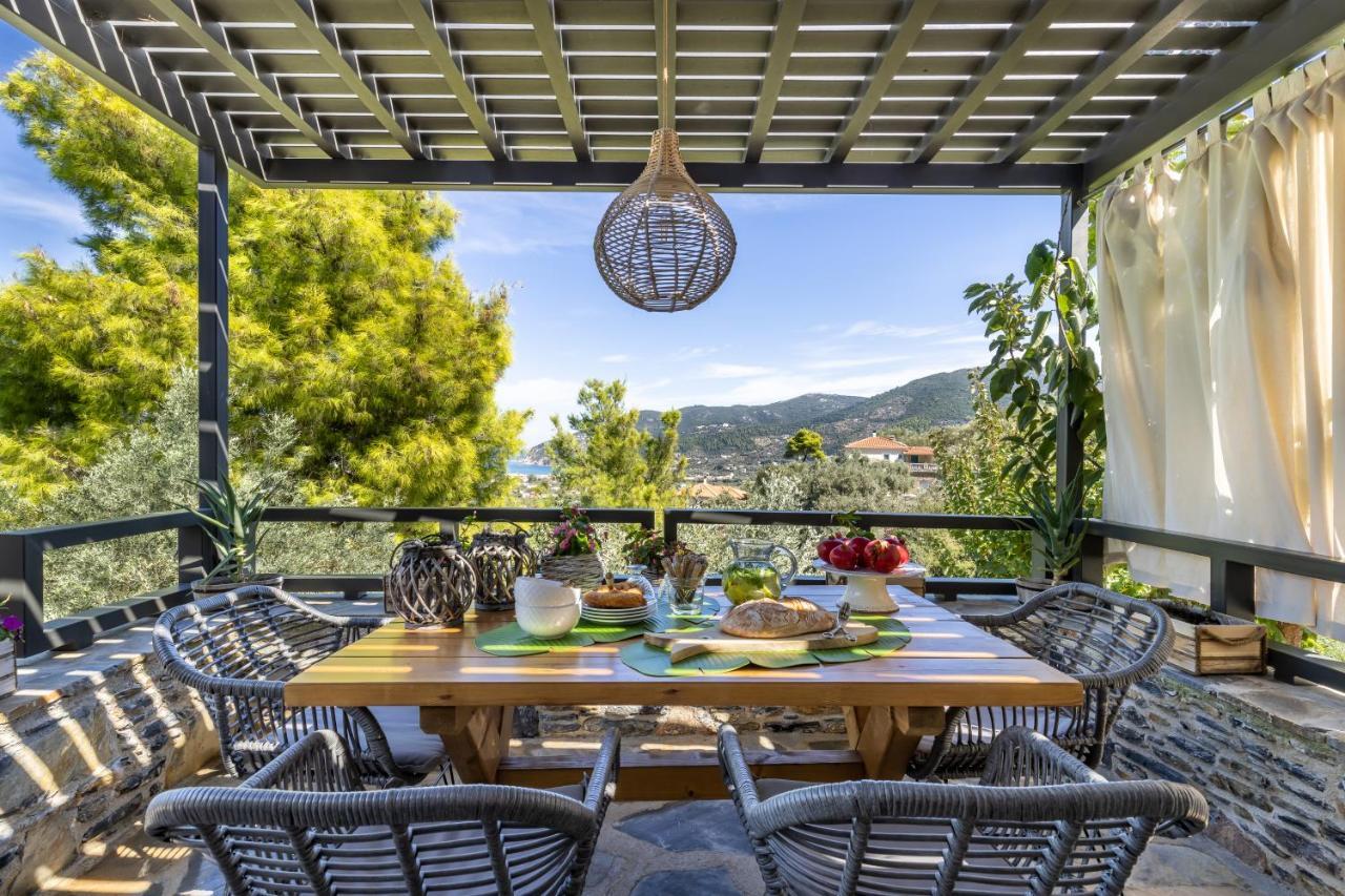 סקופלוס טאון Villa Politimi Luxury Retreat מראה חיצוני תמונה