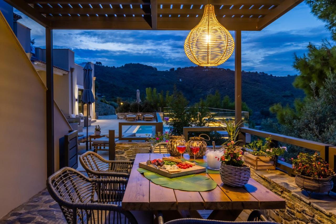 סקופלוס טאון Villa Politimi Luxury Retreat מראה חיצוני תמונה
