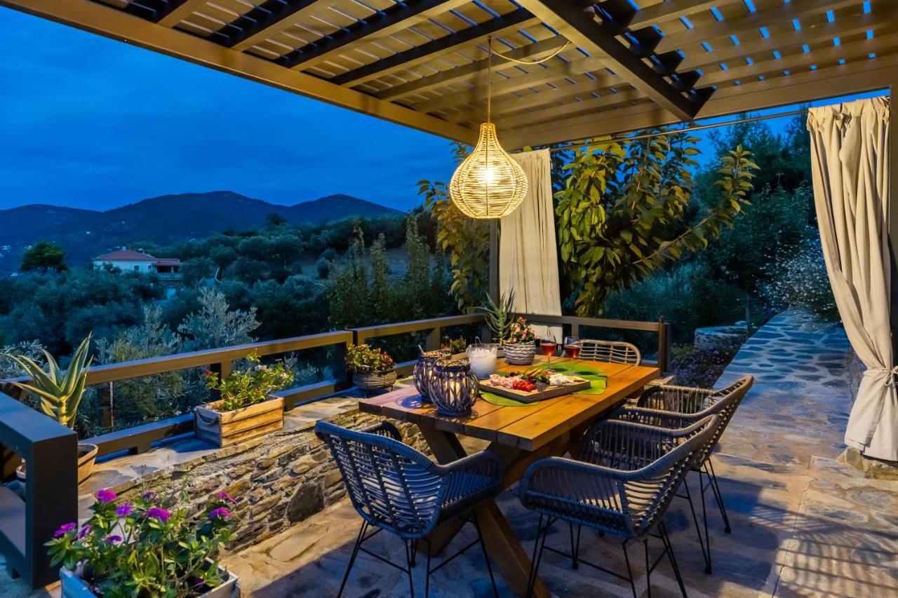 סקופלוס טאון Villa Politimi Luxury Retreat מראה חיצוני תמונה