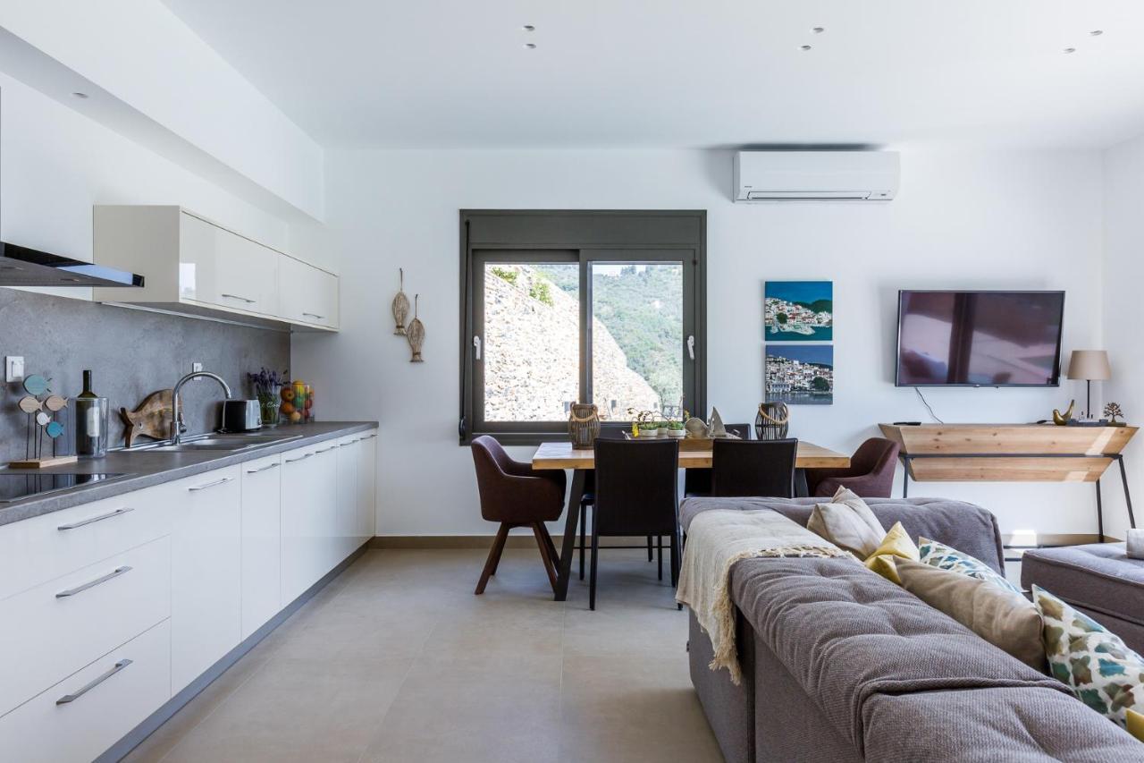 סקופלוס טאון Villa Politimi Luxury Retreat מראה חיצוני תמונה
